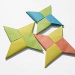 Paper Origami Easy Paper Ninja Star Shuriken Easy Origami Ninja Star How To Make
