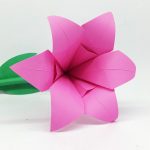 Paper Origami Flowers Colors Paper How To Make Lily Paper Flower Origami Flowers For