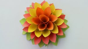 Paper Origami Flowers How To Make Paper Origami Flowers Paper Flowers For Beginners