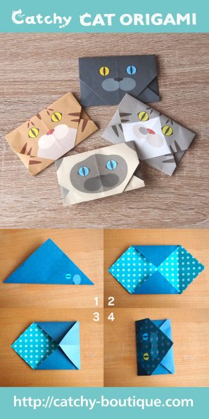 Paper Origami For Kids Cat Origami Paper Sheets Vol1 Paper Fun Pinterest Kids