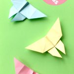 Paper Origami For Kids Easy Origami Butterfly Red Ted Arts Blog
