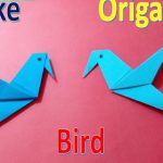 Paper Origami For Kids How To Make A Paper Origami Bird Easy Simple Life Hack Youtube