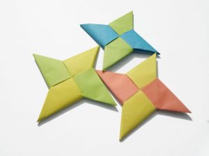 Paper Origami For Kids Paper Ninja Star Shuriken Easy Origami Ninja Star How To Make