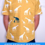 Pattern Sewing Kids Easy T Shirt For Kids On The Cutting Floor Printable Pdf Sewing