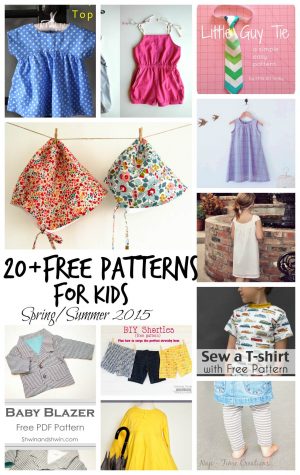 Pattern Sewing Kids Free Sewing Patterns For Kids Springsummer 2015 Life Sew Savory