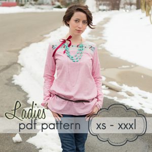Pattern Sewing Women Ladies Quick Dress Top Xs Xxxl Sewing Pattern 14008
