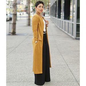 Pattern Sewing Women Simplicity Sewing Pattern Misses Women S Duster Length Coat Pants