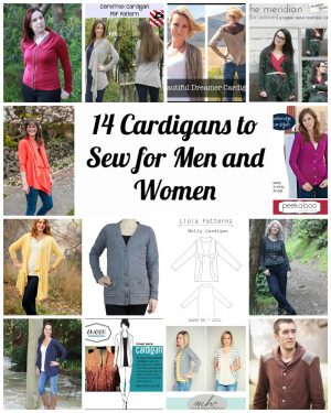 Pattern Sewing Women Wally And Grace Designs Mens And Womens Cardigan Sewing Patterns