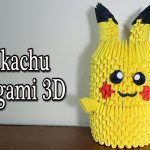 Pikachu Origami 3d Pikachu En Origami 3d Tutorial Youtube