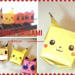 Pikachu Origami Easy Easy Pokemon Origami Diy Pikachu