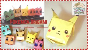 Pikachu Origami Easy Easy Pokemon Origami Diy Pikachu