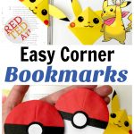 Pikachu Origami Easy Pikachu Bookmark Corner Pokemon Go Red Ted Arts Blog