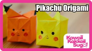 Pikachu Origami Easy Pikachu Origami How To Fold Hd Youtube
