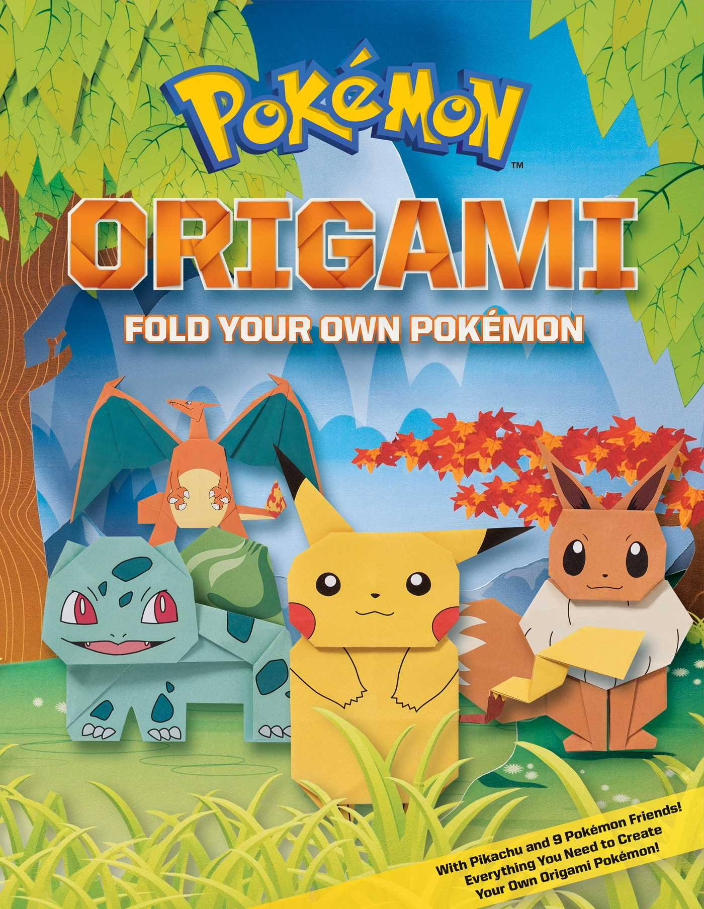 Pikachu Origami Easy Pokemon Origami Fold Your Own Pokemon Book Pikachu ...