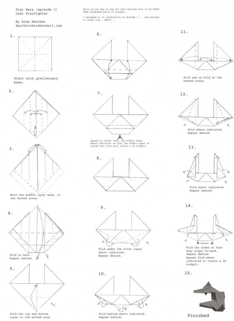 Pikachu Origami Easy Pokemon Origami Instructions Diagrams Block And ...