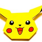 Pikachu Origami Easy Pokemon Pikachu Easy Origami Tutorial Youtube