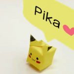 Pikachu Origami Pokemon Origami Pikachu Pokemon Tutorial Easy Paper Origami Instructions