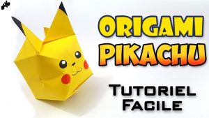 Pikachu Origami Pokemon Origami Pikachu Tutoriel Facile Version Franaise Youtube