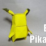 Pikachu Origami Pokemon Paper Pokemon Easy Origami Pikachu Tutorial Diy Henry Phm