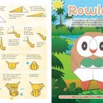 Pikachu Origami Pokemon Pokmon Origami Fold Your Own Alola Region Pokmon Book The