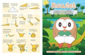 Pikachu Origami Pokemon Pokmon Origami Fold Your Own Alola Region Pokmon Book The