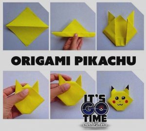 Pikachu Origami Tutorials 80 Origami Pikachu Head Learn How To Make Origami With These 10