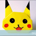 Pikachu Origami Tutorials Fast Easy Origami Pikachu Tutorial Youtube