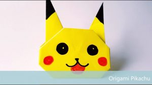 Pikachu Origami Tutorials Fast Easy Origami Pikachu Tutorial Youtube