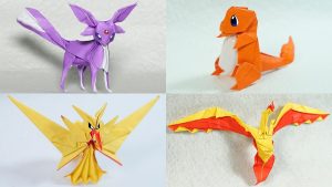 Pikachu Origami Tutorials Origami Original Pokmon Origami Tutorials All About Japan Origami