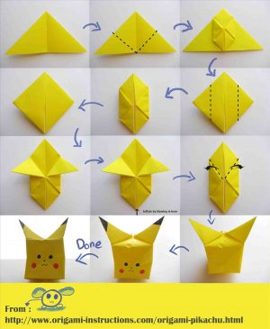 Pikachu Origami Tutorials Pinterest Rhpinterestcom D Instructions New How To Create A