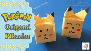 Pikachu Origami Tutorials Pokemon Go Easy Origami Pikachu Tutorial For Kids K4 Craft