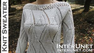 Pretty Knitting Patterns Knit A Sweater Womens Long Sleeve Sweater Knitting Pattern Youtube