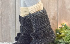 Quick Knitting Patterns Mountain Chalet Boot Slipper Knitting Pattern Knit Flat Mama In