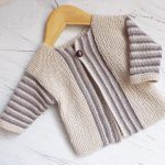 Ravelry Knitting Patterns Baby Ravelry Ba Sideways Knit Cardigan With Stripe Pattern P066 Oge