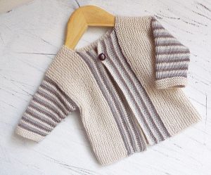 Ravelry Knitting Patterns Baby Ravelry Ba Sideways Knit Cardigan With Stripe Pattern P066 Oge