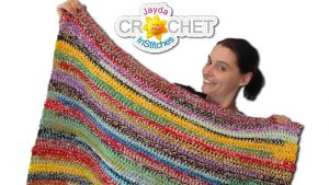 Scrapghan Crochet Free Pattern Easy Stash Buster Crochet Blanket 2 Style Scrapghan Youtube