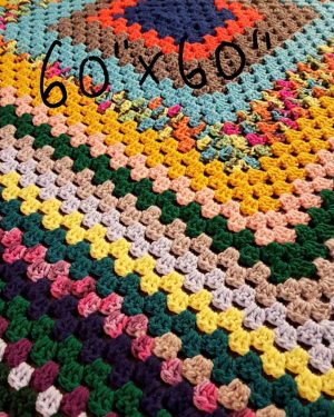 Scrapghan Crochet Granny Squares Giant Granny Square Blanket Crochet Hooker Scrapghan