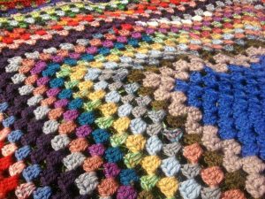 Scrapghan Crochet Granny Squares Magic Yarn Ball Scrapghan Giant Granny Square Crochet Blanket