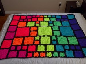 Scrapghan Crochet Granny Squares This Is A Pdf Pattern For A Crocheted Child Blanket Whose Finished