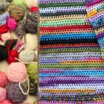 Scrapghan Crochet Projects  Easy Scrap Yarn Scarf Or Blanket Crochet Tutorial Youtube