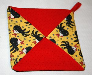 Sew Potholders Easy Easy Potholder For Newbie Sewers Crafty Fun For All Sew Vac