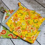 Sew Potholders Easy How To Make Pot Holders The Stitching Scientist