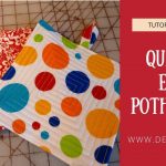 Sew Potholders Easy How To Sew Easy And Quick Potholders From Fabric Diy Project Youtube
