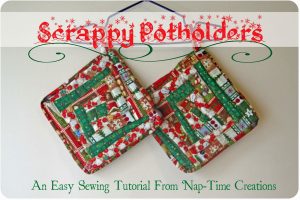 Sew Potholders Easy Scrappy Potholders Tutorial So Sew Easy