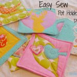 Sew Potholders Easy Spittin Toad Easy Sew Pot Holders For Valentines And A Give Away