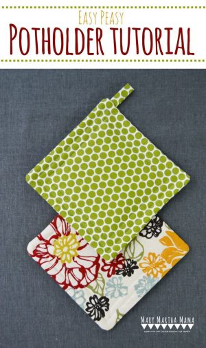 Sew Potholders Easy Super Simple Potholder Tutorial Make These Easy Potholders In Just