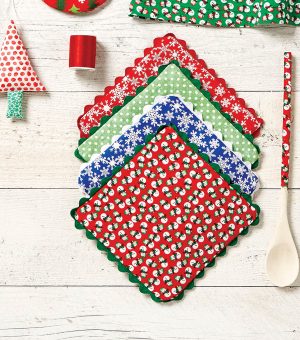 Sew Potholders Free Pattern How To Make Pot Holders Christmas Home Decorations Joann