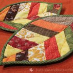 Sew Potholders Pot Holders Buttons And Butterflies Quilted Leaf Potholders Tutorial