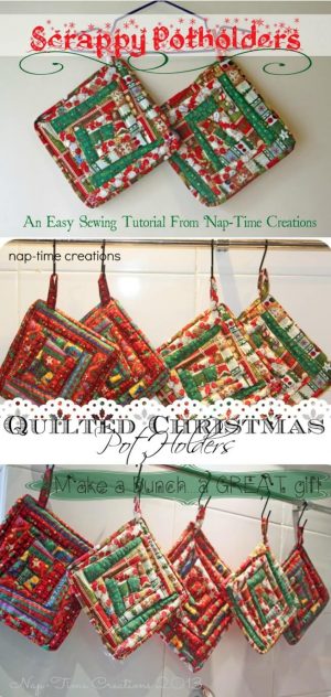 Sew Potholders Tutorials Christmas Potholders Tutorial Life Sew Savory