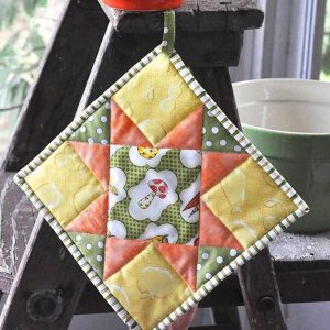 Sew Potholders Tutorials Quilted Potholder Tutorial Craftsy